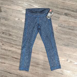 NWT Under Armor Blue XS Cropped Leggings